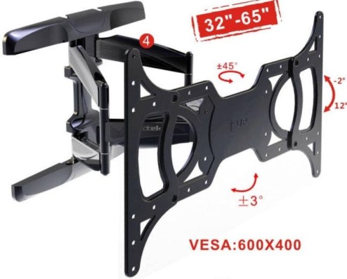 Uchwyt LCD/LED 32-65 600x400 dwa ramiona