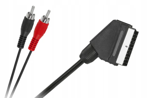 KABEL EURO-2RCA 1,2M AUDIO-VIDEO