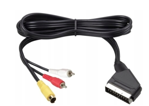 KABEL EURO-2RCA+WTYK SVHS 15M KPO2789-15