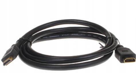 KABEL HDMI-HDMI wtyk gniazdo przedłuzacz 1,5M