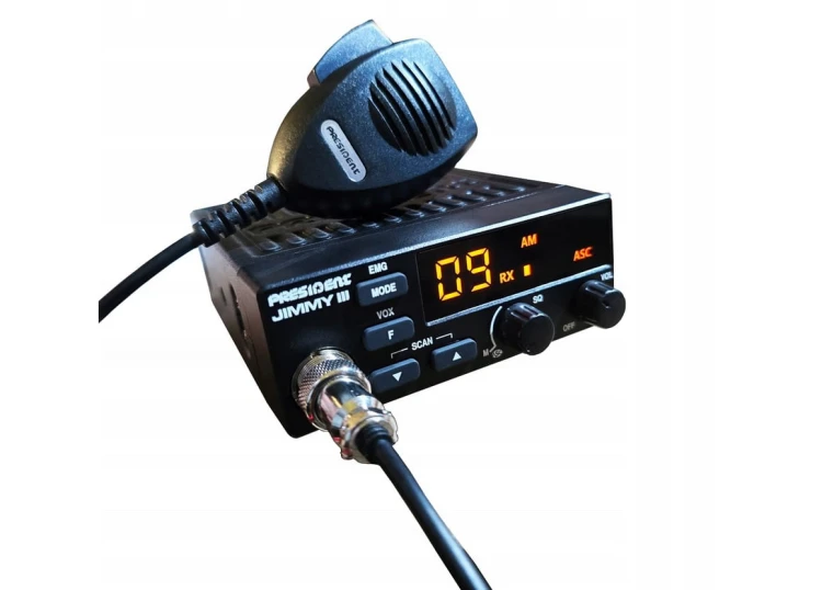 CB RADIO President Jimmy 3 III 12V JIMMY ASC nowy model w ofercie PRESIDENT