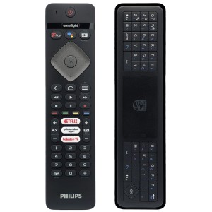 Oryginalny pilot Philips do telewizora 55OLED706 głosowy z klawiaturą QWERTY