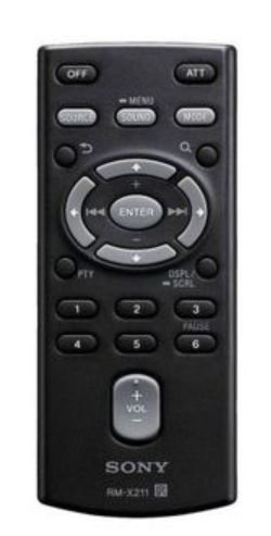 PILOT SONY RM-X211 ORYGINAŁ do RADIO SAMOCHODOWE