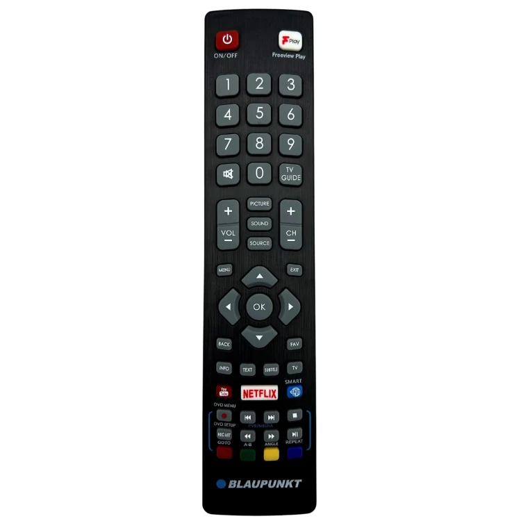 Pilot TV LCD Blaupunkt SHARP NETFLIX BLF/RMC/0008 RMC0008 Smart