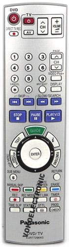 Pilot Panasonic DVD/TV EUR7729KKO oryginalny EUR7729KK0 DMR-EH80V DMR-ED80