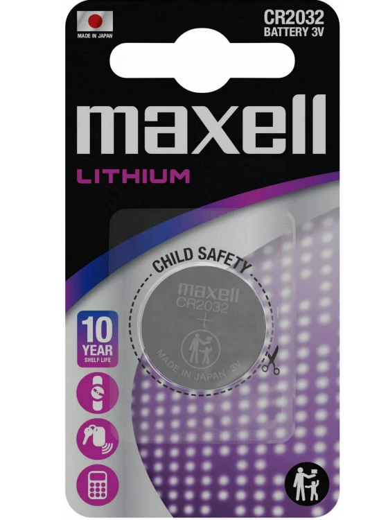 BATERIA LITOWA CR2032 MAXELL 3V 1szt