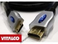 KABEL PRZEWÓD mini hdmi -hdmi 1,2m vitalco gold