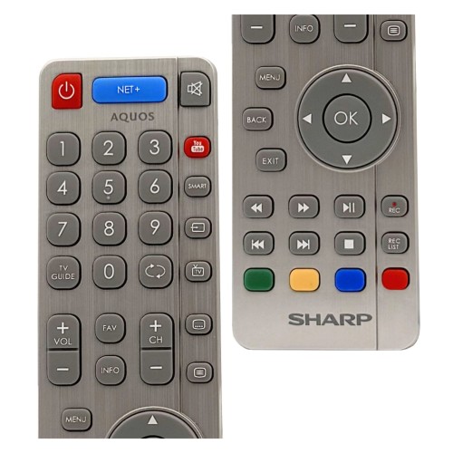 Oryginalny pilot  SHARP LC-49CFE6242E LC-49CUF8372ES LC-55CUF8462ES radiowy