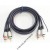 Kabel przewód cinch 2XRCA - 2XRCA CHINCH 2*RCA Vitalco DIGITAL 1M RKD200