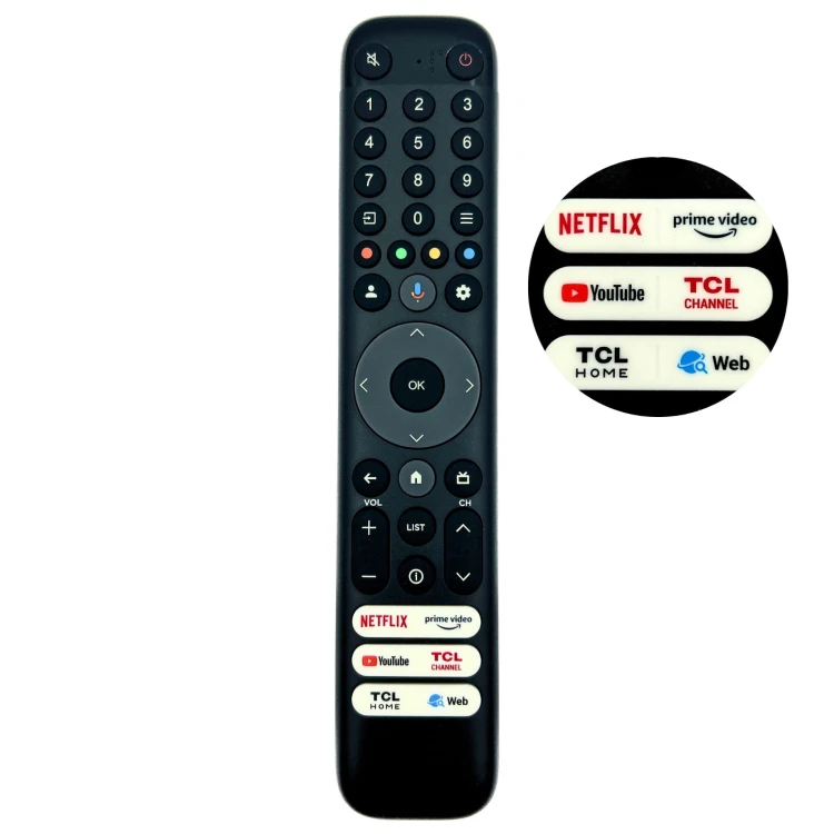 Oryginalny pilot TCL QLED Smart TV 55C645 P745 C745 C845 z mikrofonem