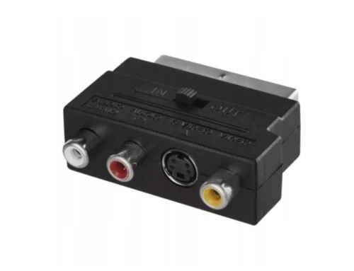 ADAPTER EURO-SVHS+RCA+PRZEŁ HQ