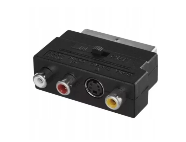 ADAPTER EURO-SVHS+RCA+PRZEŁ HQ