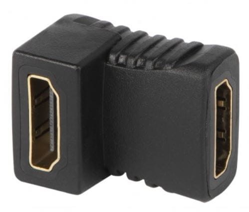 Adapter gn. HDMI/gn. HDMI HDA105 kątowy Vitalco