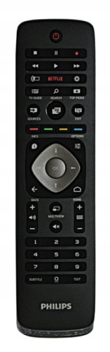 Pilot Philips 398GF10BEPH02T / YKF-352-B01 z Netflix – Oryginalny pilot QWERTY Smart TV