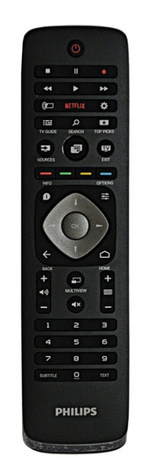 Pilot Philips 398GF10BEPH02T / YKF-352-B01 z Netflix – Oryginalny pilot QWERTY Smart TV