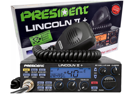 President Lincoln II + wersja ASC V4 AM/FM/SSB 35W rozblokowany