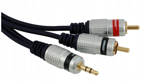 Przyłącze JKD10 wtyk 3,5 2*wtyk RCA digital 20m Vitalco JACK 2RCA CINCH