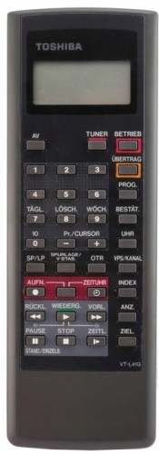 Pilot Toshiba  VT-L41G VCR oryginalny