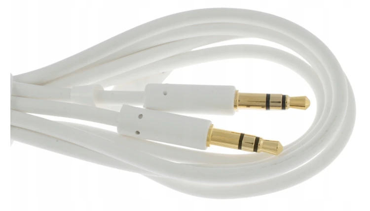 Kabel przewód mini jack JACK3,5/JACK3,5 5m biały jkj20