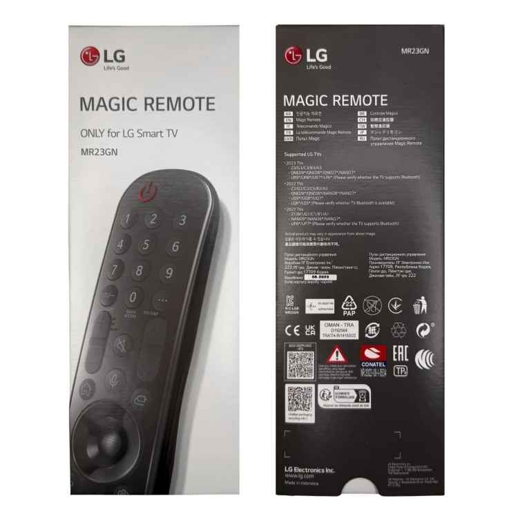 Oryginalny pilot LG MR23GN AN-MR23GN Magic Remote NFC Premium Box – 2023