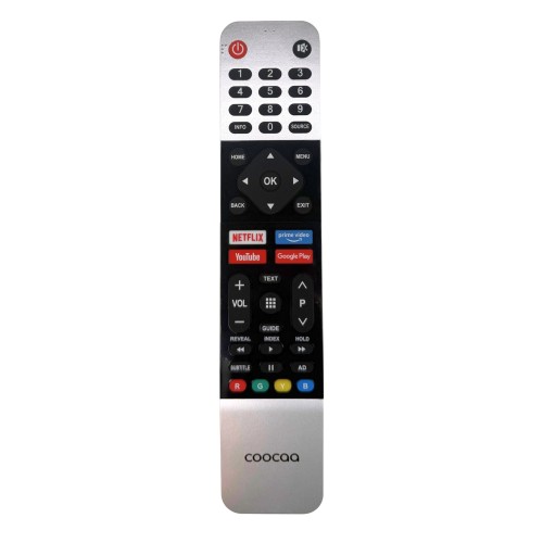 PILOT DO TV COOCAA SKYWORTH NETFLIX, YOUTUBE, PRIME VIDEO, GOOGLEPLAY
