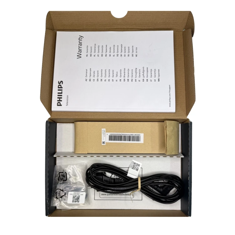 Oryginalny pilot Philips 398GM10BEPHYE002CR BOX USB-C kabel zasilający instrukcja / podświetlany