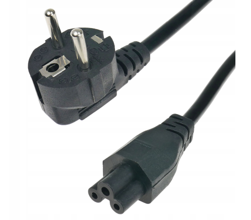Kabel zasilający koniczynka 3 pinowy Talvico do zasilaczy 1,2 m