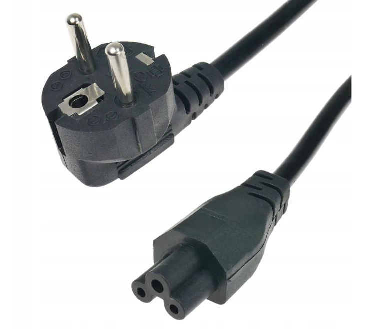 Kabel zasilający koniczynka 3 pinowy Talvico do zasilaczy 1,2 m
