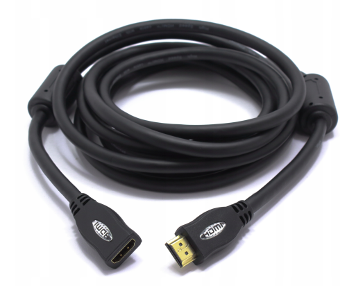 Przedłużacz HDMI 1,5M HDKP05 ZŁOTY FILTR VITALCO wtyk gniazdo kabel