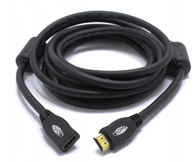 Przedłużacz przewód HDMI WTYK GNIAZDO 3M ZŁOTY VITALCO hdkp05