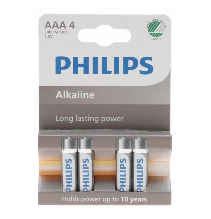 Baterie Philips LR3 4szt blister