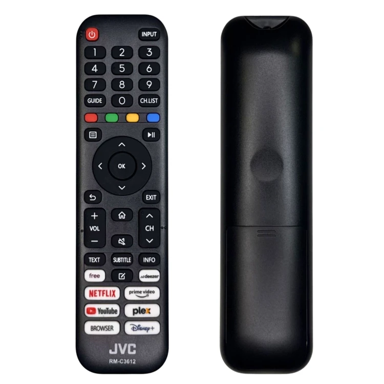 Oryginalny pilot JVC RM-C3612 RC45250 do Smart TV