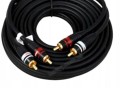 Kabel przewód cinch 2XRCA 1M RKD400 VITALCO PREMIUM