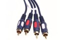 Kabel przewód 2xrca 2RCA / 2RCA 7,5M LEZKA RK230 cinch Vitalco