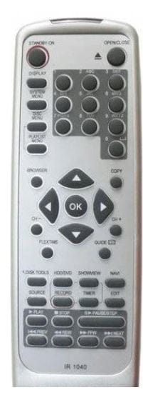 Pilot za Philips DVD RECORDER 996500027120 = IR1040