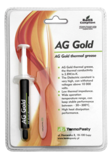 Pasta termoprzewodząca AG Gold 3g