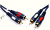 Kabel przewód 2XRCA - 2XRCA CHINCH 2- RCA łezka 1,5m RK230 Vitalco