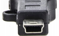 Adapter Złacze USB wtyk mini USB 5P - wtyk USB A meskie