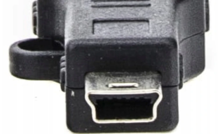 Adapter Złacze USB wtyk mini USB 5P - wtyk USB A meskie