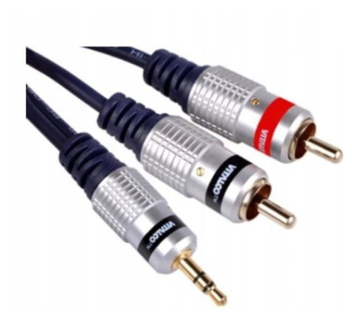 Przyłącze JKD10 wtyk 3,5 2*wtyk RCA digital 20m Vitalco JACK 2RCA CINCH