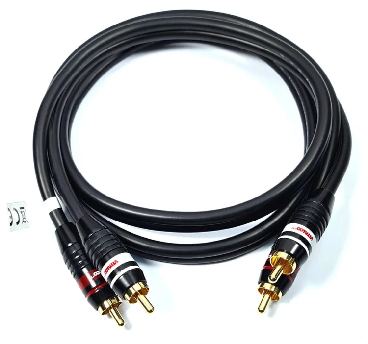 Przyłącze kabel 2XRCA 1,5M RKD400 Vitalco premium cinch x 2