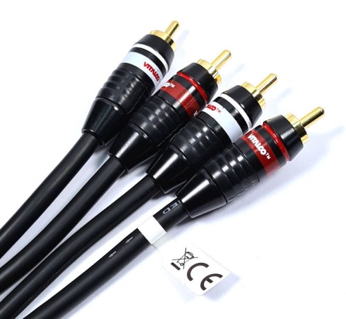 Przewód kabel cinch 2XRCA 5M RKD400 VITALCO PREMIUM