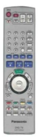Pilot Panasonic DVD/TV EUR7729KKO oryginalny EUR7729KK0 DMR-EH80V DMR-ED80
