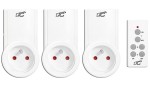 Gniazdo sieciowe sterowane pilotem x 3 (małe) U201