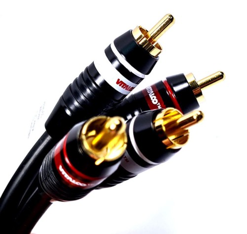 Kabel przewód 2XRCA 0,5M RKD400 VITALCO PREMIUM cinch