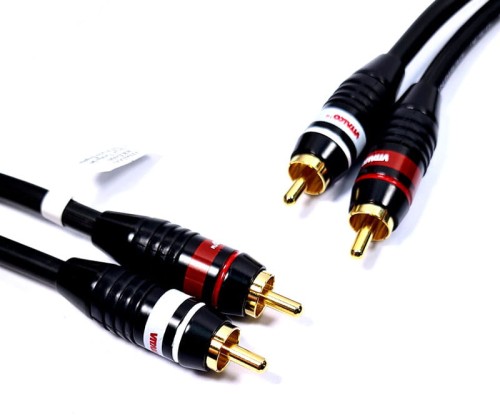 Kabel przewód 2XRCA 0,5M RKD400 VITALCO PREMIUM cinch