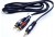 Kabel przewod JACK 3,5 X 2RCA 3M JKR50 Vitalco