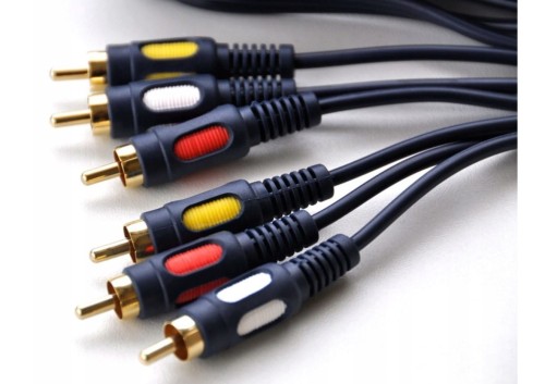 Kabel przewód 3XRCA - 3XRCA CHINCH 3RCA łezka 10m Vitalco