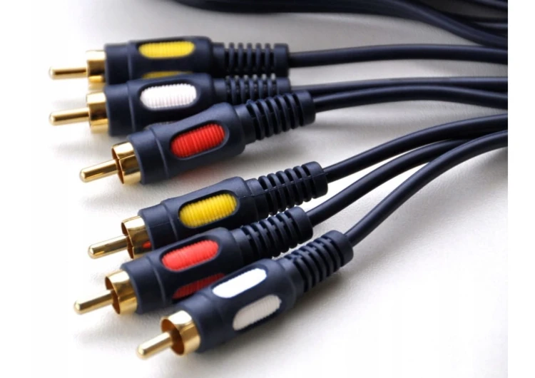 Kabel przewód 3XRCA - 3XRCA CHINCH 3RCA łezka 10m Vitalco