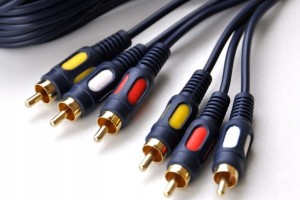 Kabel cinch x 3 3XRCA - 3XRCA CHINCH 3- RCA łezka 0,5m 50cm RK32 